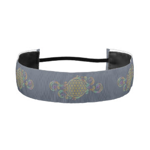 Flower Of Life - Spirals Ornaments 1 Athletic Headband