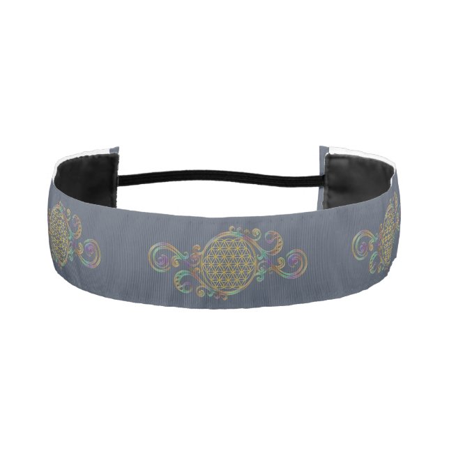 Flower Of Life - Spirals Ornaments 1 Athletic Headband (Front)