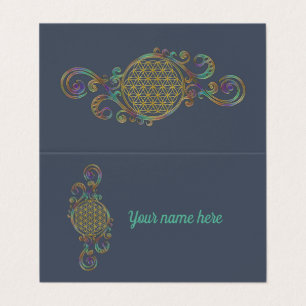 Flower Of Life - Spirals Ornaments 1 Business Card