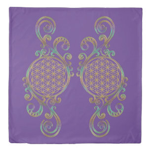Flower Of Life - Spirals Ornaments 1 Duvet Cover