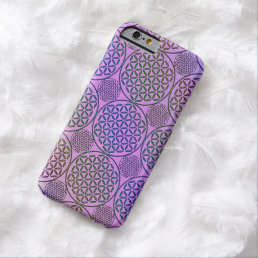 Flower of Life - stamp grunge pattern 3 Barely There iPhone 6 Case