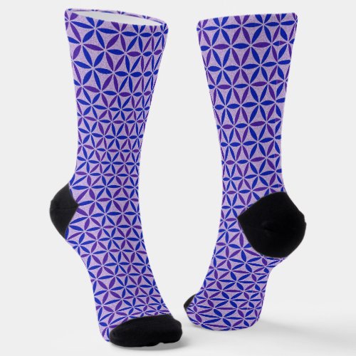 FLOWER OF LIFE _ stamp pattern 4 Socks