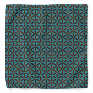 Flower of Life - stamp pattern - BG 2 Bandana