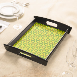 Flower of Life - stamp pattern - BG 3 Serving Tray