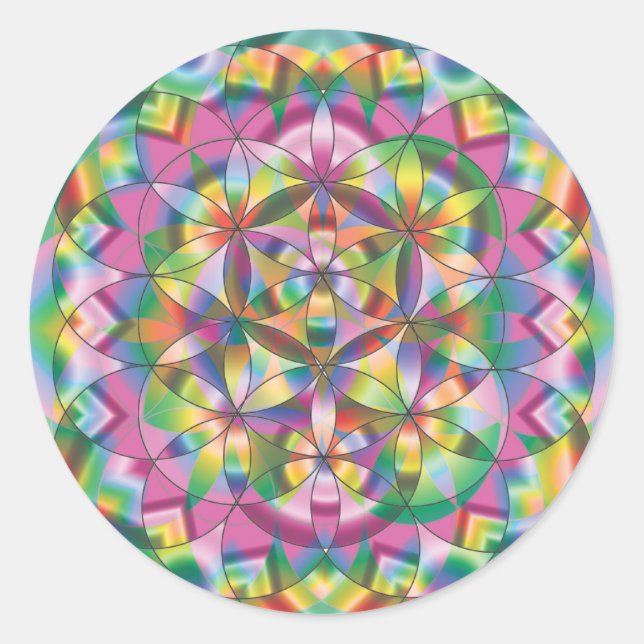 Flower of Life~ stickers (Front)
