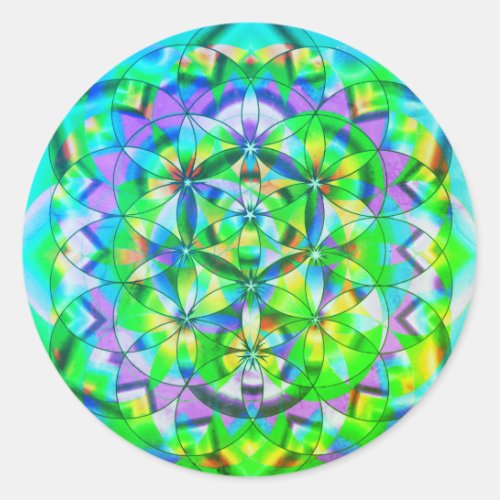 Flower of Life stickers