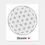 Flower Of Life Symbol Sticker at Zazzle