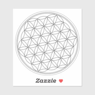 Flower of Life Symbol Sticker