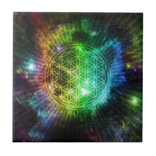 Sacred Geometry Decorative Ceramic Tiles | Zazzle