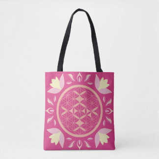 flower of life tote bag