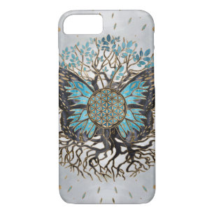 Flower of Life - Tree of life - Butterfly iPhone 8/7 Case