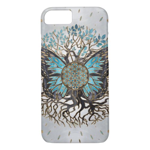 Flower of Life _ Tree of life _ Butterfly iPhone 87 Case