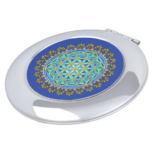 Flower Of Life - Vintage Blossom Ornaments 1 Compact Mirror