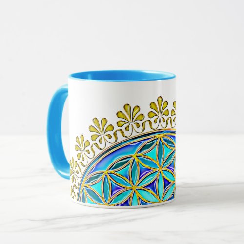 Flower Of Life _ Vintage Blossom Ornaments 1 Mug