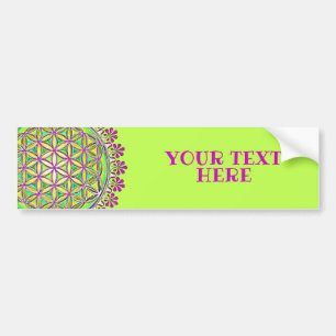 Flower Of Life - Vintage Blossom Ornaments 2 Bumper Sticker