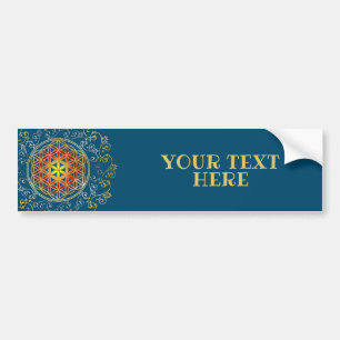 Flower Of Life - Vintage Ornaments Mandala 1 Bumper Sticker