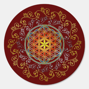 Flower Of Life - Vintage Ornaments Mandala 1 Sign