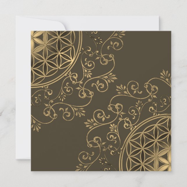 Flower Of Life - Vintage Ornaments Mandala 2 (Front)
