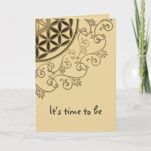 Flower Of Life - Vintage Ornaments Mandala 2 Card