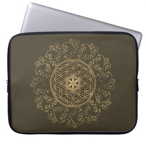 Flower Of Life _ Vintage Ornaments Mandala 2 Laptop Sleeve