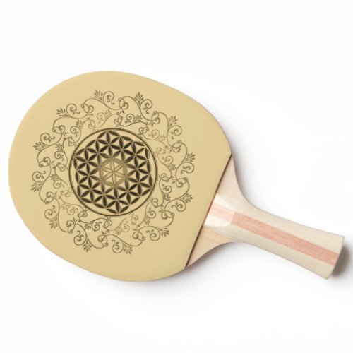 Flower Of Life - Vintage Ornaments Mandala 2 Ping Pong Paddle