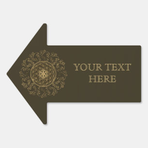 Flower Of Life - Vintage Ornaments Mandala 2 Sign