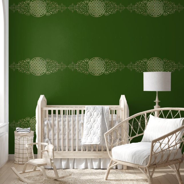 FLOWER OF LIFE - Vintage style 10 Wallpaper (Kids)
