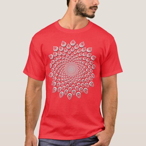Flower of Life Vortex Optical Illusion T_Shirt