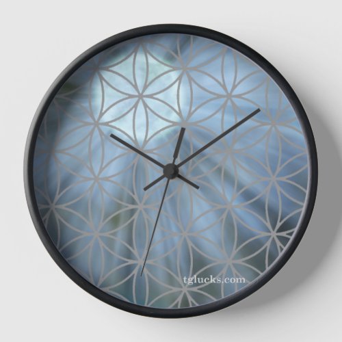 Flower Of Life Wall Clock