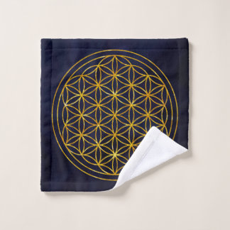 flower of life wash cloth