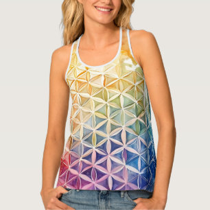Flower of Life - Watercolor Painting Tank Top