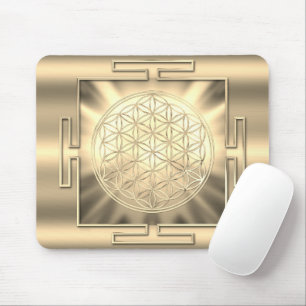 Flower Of Life Yantra Mouse Pad