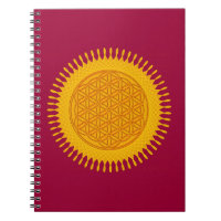 Flower Of Life - yellow sunny