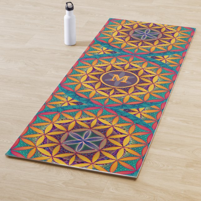 Flower of Life Yoga Mat w/out Monogram (In Situ)