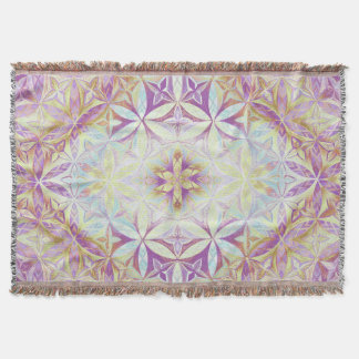 Flower of Live Pattern Throw Blanket