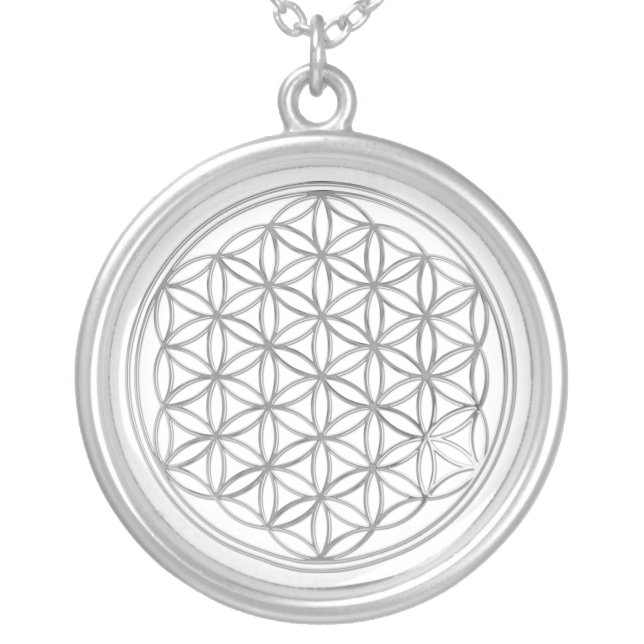 Flower Of Live / silver Plated Necklace (Front)