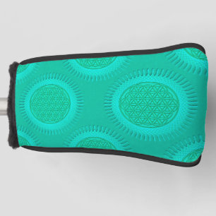 Flower Of Live - sun - seamless pattern 2 Golf Head Cover