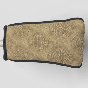 Flower Of Live - sun - seamless pattern 4 Golf Head Cover