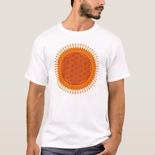 Flower Of Live  sunny design T_Shirt
