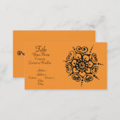 Flower Of Love (Henna) Business Card (Front/Back)