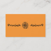 Flower Of Love (Henna) Business Card (Back)