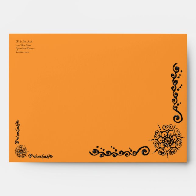 Flower Of Love (Henna) Envelope (Front)