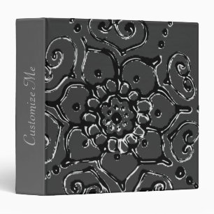 Flower Of Love (Henna) (Silver/effect) 3 Ring Binder