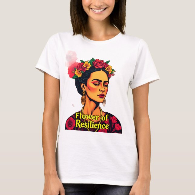 Flower of Resilience "T-Shirt For Women'' T-Shirt (Front)