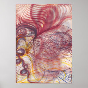 Flower of Samuel Warrand by Georgiana Houghton Poster