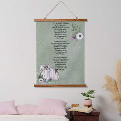 Flower of Scotland Lyrics  Hanging Tapestry