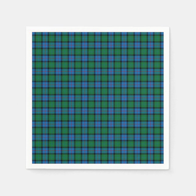 Flower Of Scotland National Tartan Paper Napkins (Front)