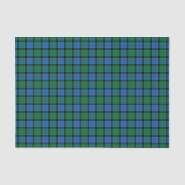 Flower Of Scotland National Tartan Tissue Paper (Front)