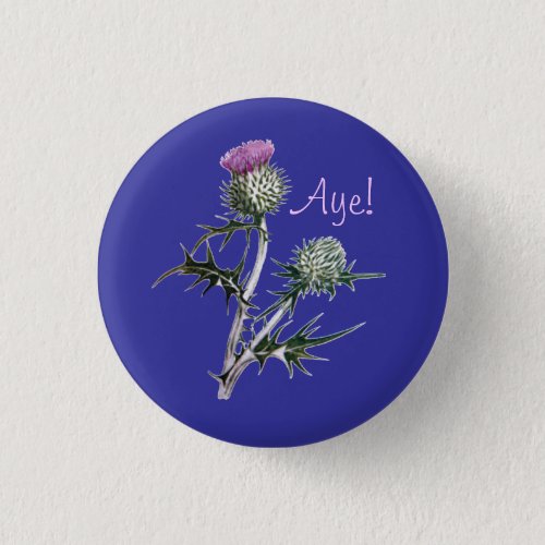 Flower of Scotland Scottish Independence Pinback Pinback Button