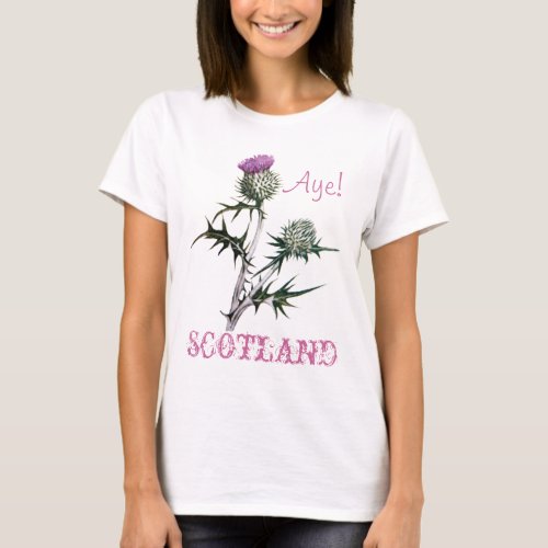 Flower of Scotland Scottish Independence T_Shirt